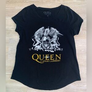Queen Adam Lambert Ladies Tee. Medium. Official Tour Merchandise
